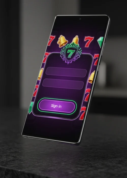 Reinbet Casino login screen showing secure access fields and competitive gaming dashboard with a tournament leaderboard